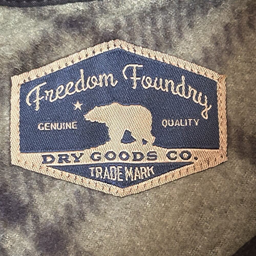 Freedom Foundry Men's Flannel Shirt Plaid Lightweight Green Size L Workwear NWT - Picture 2 of 14